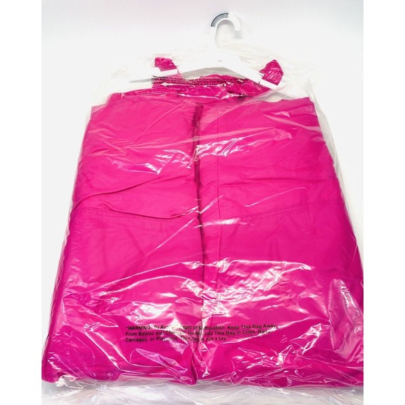 All In Motion Girls Snow Bib snowsuit ski Pants Pink Water Resistant L 10/12 - Picture 5 of 7